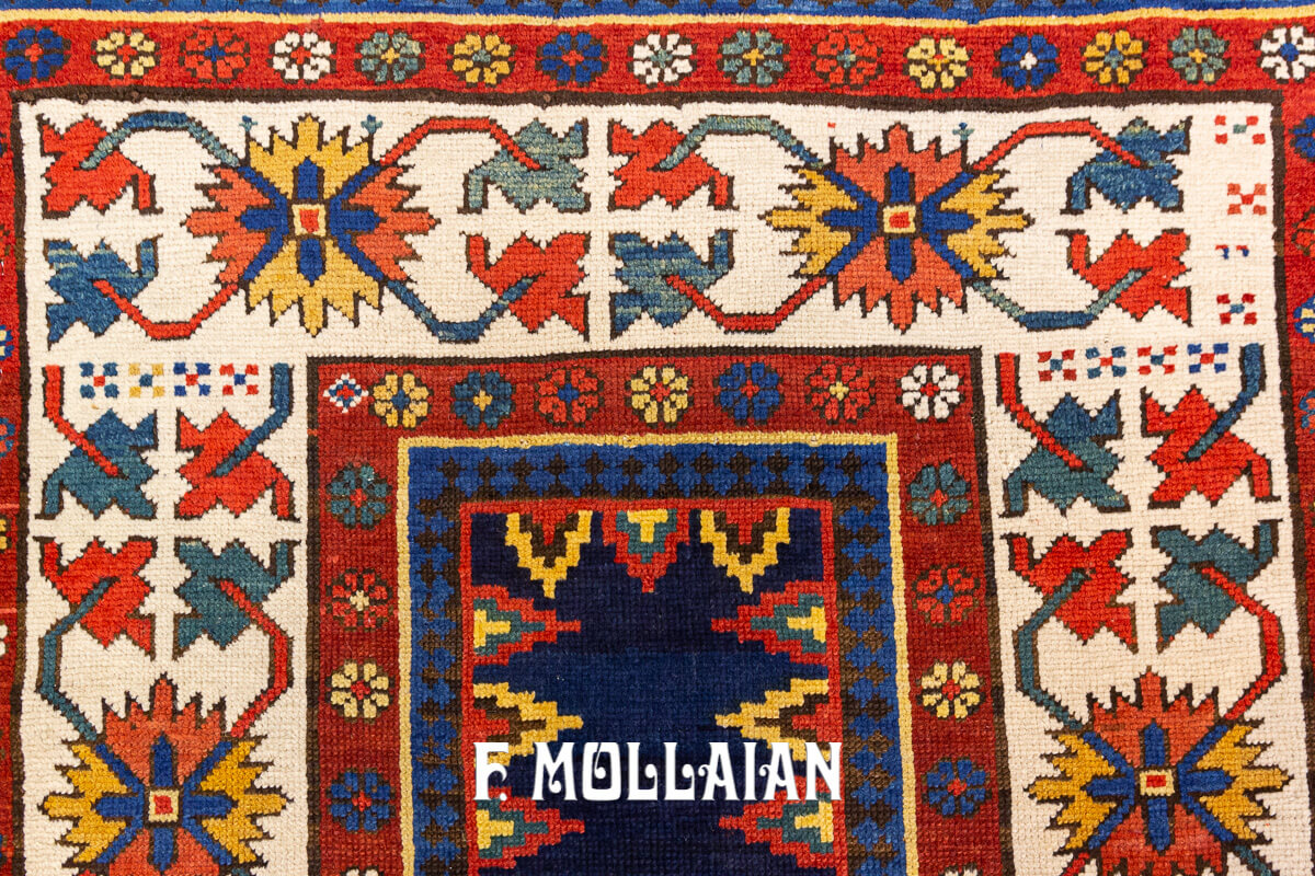 Very long Beautiful Antique Caucasian Talish Runner Carpet n°:90224587